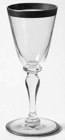 Silver Hostess Cordial Glass