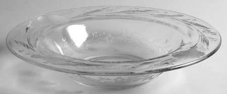 Carnation Rim Soup Bowl