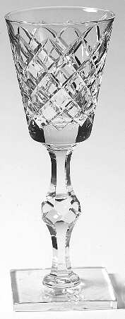 Delft Diamond Wine Glass