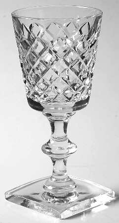 Delft Diamond Wine Glass