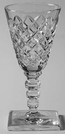 Delft Diamond Wine Glass