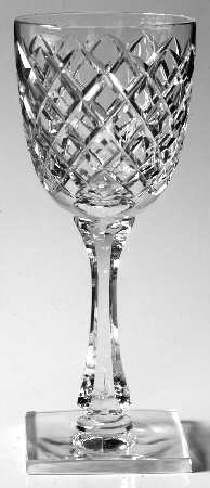 Delft Diamond Wine Glass