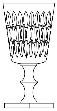 Eardley (Stem 7332, Square Base)