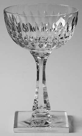 Eardley (Stem 7227, Square Base) Champagne/Tall Sherbet