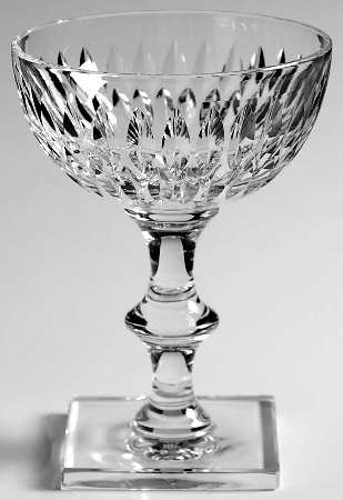 Eardley (Stem 7340, Square Base) Champagne/Tall Sherbet