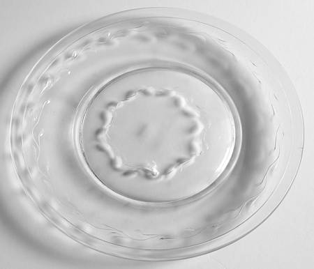 L-Rock Cut (Polished, Cut) Luncheon Plate