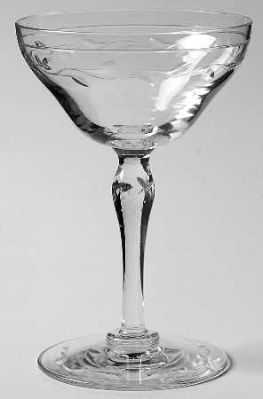 L-Rock Cut (Polished, Cut) Champagne/Tall Sherbet
