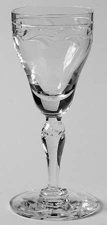 L-Rock Cut (Polished, Cut) Cordial Glass
