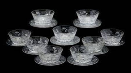 Mitres & Fruits Finger Bowl & Underplate
