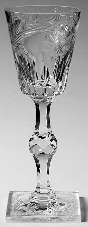 Mitres & Fruits Wine Glass