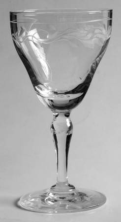 Satin L (2201, Gray Cut) Wine Glass