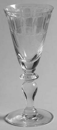 Sheraton Border Wine Glass