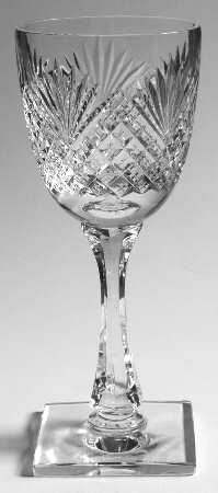 Strawberry, Diamond & Fan Wine Glass