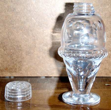 Thousand Eyes Footed Shaker & Glass Lid