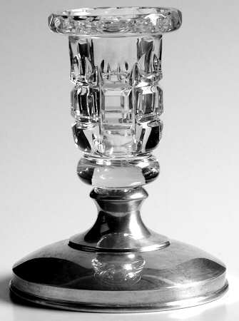Vernay Candlestick/Single Light 4"-Sterling Base