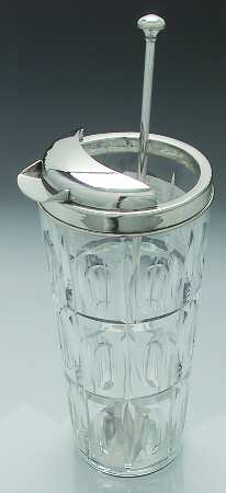 Wexford 28 Oz Martin Pitcher with Sterling Rim & Stirer