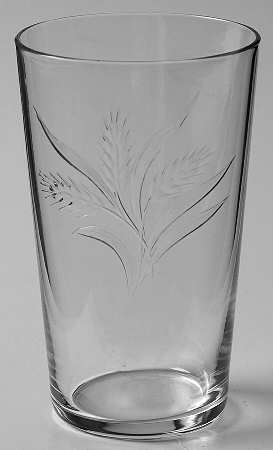 Wheat (Polished Cutting) Flat Juice Glass by Hawkes