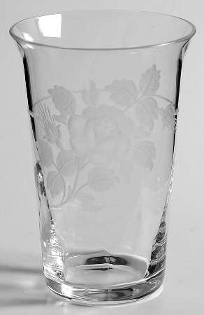 Worcester Rose (Stem 7375, Optic) Flat Juice Glass