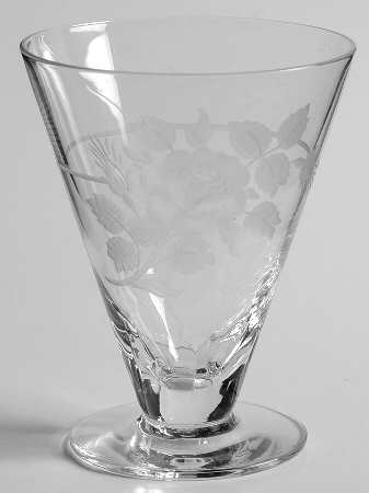 Worcester Rose (Stem 7375, Optic) Juice Glass