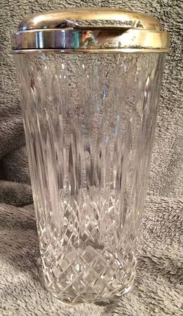 York 40 Oz Sterling Rim Martini Pitcher