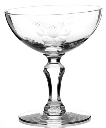 American Beauty (Stem 6004, Cut 1086) Champagne/Tall Sherbet