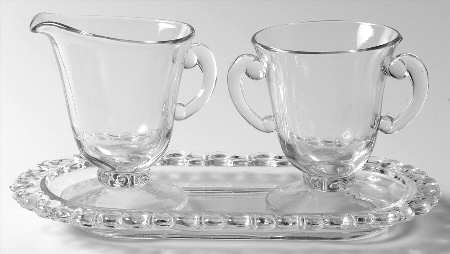 Athena Creamer, Sugar and Tray Set