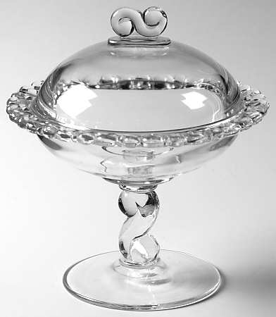 Athena Cheese Dish & Lid by Heisey