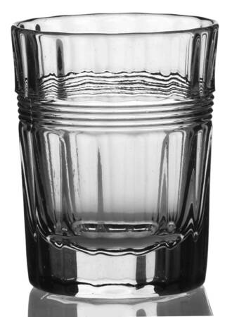 Banded Flute Clear Whiskey Glass