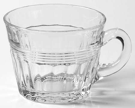 Banded Flute Clear Punch Cup