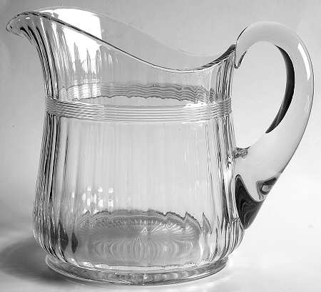 Banded Flute Clear 58 Oz Pitcher