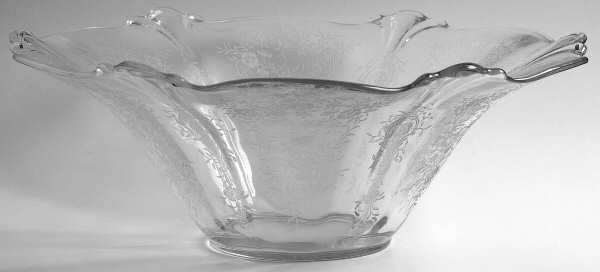 Belle Le Rose 12" Flared Bowl