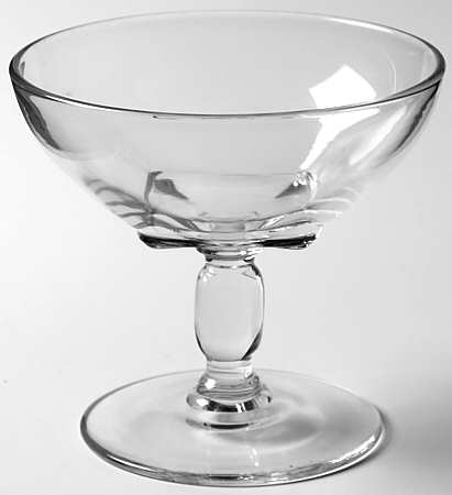 Cabochon Clear Footed Mint Dish by Heisey