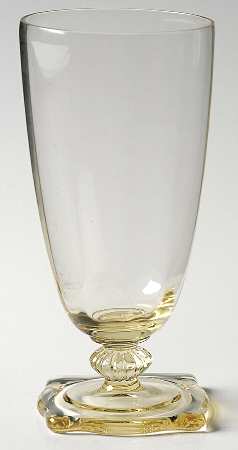 Carcassone Sahara Yellow (Stem 3390, Optic) Footed Tumbler