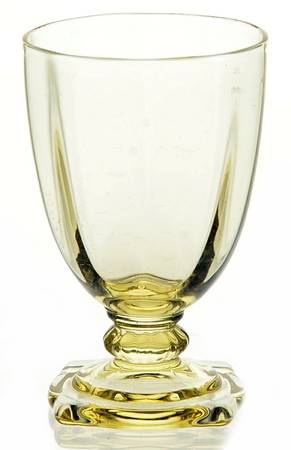 Carcassone II Sahara Yellow (Stem 3394, Optic) Cordial Glass