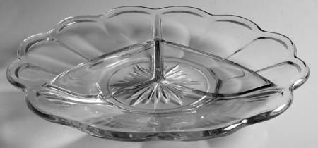 Colonial Clear (Stem 373-341) 10" Round 3 Part Relish