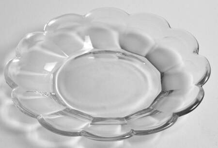 Colonial Clear (Stem 373-341) Ice Cream Plate