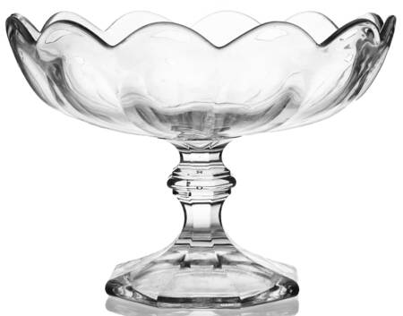 Colonial Clear (Stem 373-341) Round Compote (Height X Width)