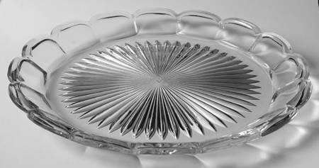 Colonial Clear (Stem 373-341) 10" Round Tray