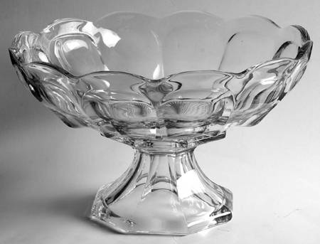 Colonial Clear (Stem 373-341) Stand Shallow Punch W Bowl