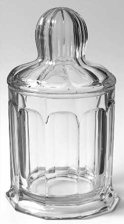 Colonial Clear (Stem 373-341) 1 Quart Crushed Fruit with Lid