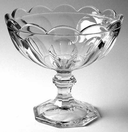 Colonial Clear (Stem 373-341) 7" Height Open Compote