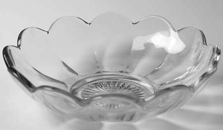 Colonial Clear (Stem 373-341) 9" Shallow Nappy