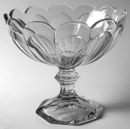 Colonial Clear (Stem 373-341) 8" Width Tall Open Comport