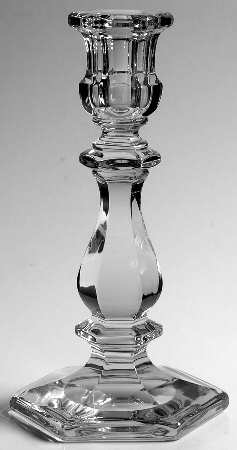 Colonial Clear (Stem 373-341) 7" Single Light Candlestick