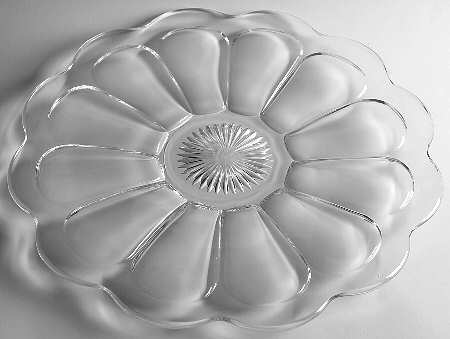 Colonial Clear (Stem 373-341) 13" Sandwich Plate