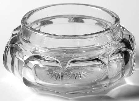 Colonial Clear (Stem 373-341) Round Puff Box No Lid