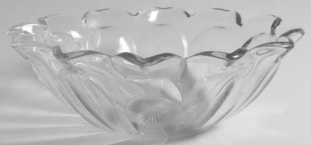 Colonial Clear (Stem 373-341) 9" Crimped Nappy