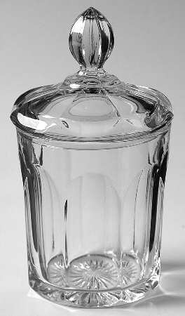 Colonial Clear (Stem 373-341) Pickle Jar & Glass Lid