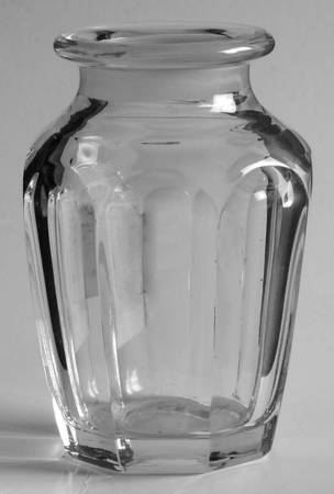 Colonial Clear (Stem 300, 300-1-2) Horseradish Jar No Lid