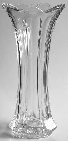 Colonial Clear (Stem 300, 300-1-2) 10" Swung Bud Vase